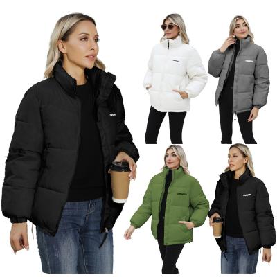 China Waterproof Women Bubble Jacket Outwear Trend Jacket Short Parkas Padded Casual Fashion Female High Quality Warm Plus Size for sale