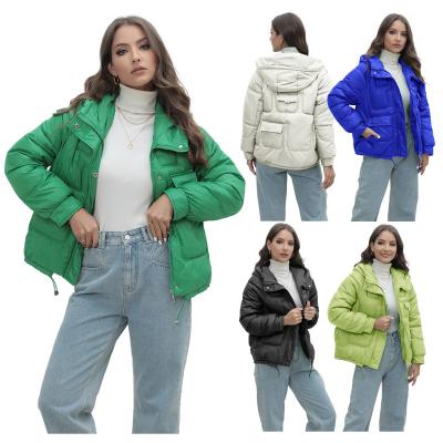 China Breathable Wholesale Women Bubble Jacket Outwear Trend Jacket Short Parkas Padded Casual Fashion Female High Quality Warm Plus Size for sale