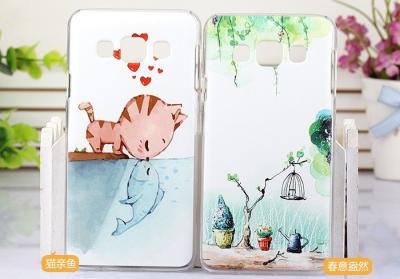 China Cute Cartoon Shinning Cell Phone Protection Cases For Samsung Galaxy A3 for sale