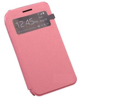 China Cubiertas de cuero elegantes suaves de la funda protectora del teléfono móvil de Samsung S4 del tirón en venta