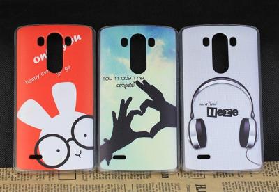 China Slim Shell PC Rubberized Customized Cell Phone Cases For LG G3 / Mobile Hard Back Cover for sale