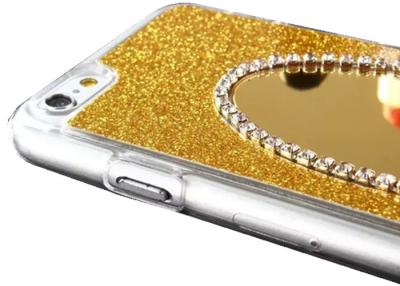 Chine Iphone 6 4,7/Iphone 6 cas protecteurs plus reflètent la poudre brillante avec le matériel de PC à vendre