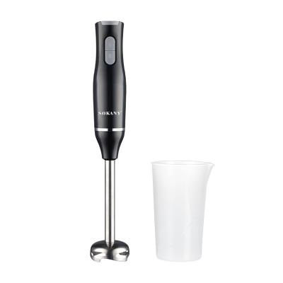 China Multifunctional Sokany Blender Smoothie Makers Stock Wholesale Hand Blander 400 w Stainless Steel Blade Stick Blender for sale