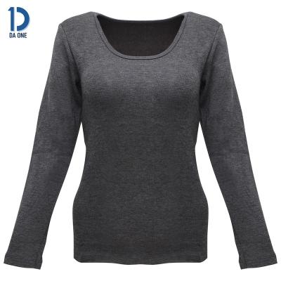 China Square Fabric Heat Sale Thermal Wear QM6709 Extra Warm Comfortable Super Warm Thermostatic Long Neck Sleeve for sale