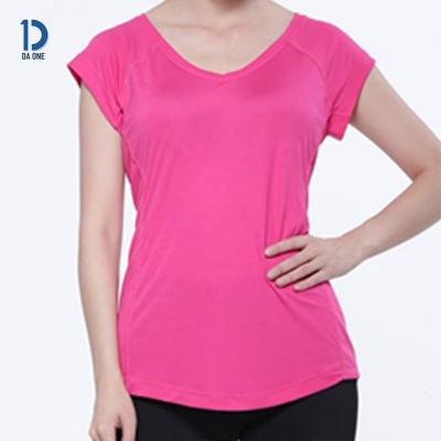 China Hot Sale 94% Polyester QUICK-DRY Warm Microfiber Yoga Shorts Superfine Sleeve T-Shirt for sale