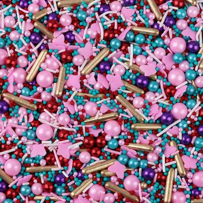 China Inedible 3KG Cake Bag Package Metallic For Party Cake Decoration Butterflies Confetti Sprinkles for sale