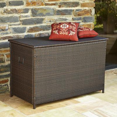 China Modern Home Outdoor Handwoven PE Handwoven Waterproof Wicker Rattan Furniture Pool Side Table for sale