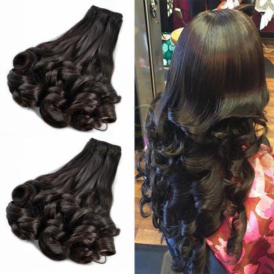 China Malaysian Spring Curly Virgin Hair Funmi Hair Weave Bouncy Curls for sale