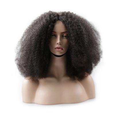 China Peruvian Full Lace Human Hair Wigs Remy afro curly Wig for sale