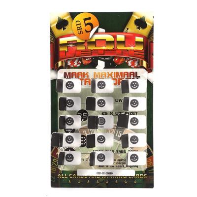 China Multiple Windows Games Draw Tab Game Cards and Lottery Tickets for sale