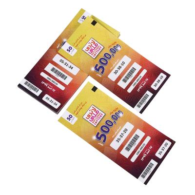 China paper & Boarding Cardboard Custom Heat Sensitive Paper / Entry Ticket / Admission Tickets Printing for sale