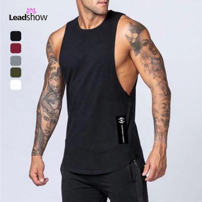 China Wholesale Gym Men's Sportswear 95% Fitness Bamboo Sleeveless Tank Top Anti-pilling Vest for sale