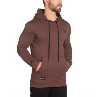 China Anti-wrinkle manufacture plus size white men's hoodies men's hoodies custom made private label plain pullover men sports gym hoodie for sale