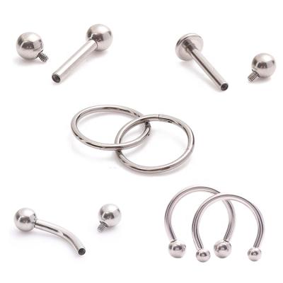 China Fashionable 16G ASTM F136 Implant Grade Titanium Internally Threaded Body Jewelry for sale