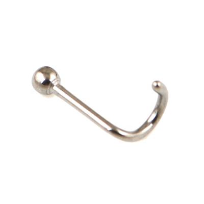 China Fashionable ASTM F136 Titanium Nose Piercing With Indian Ball Nose Ring for sale