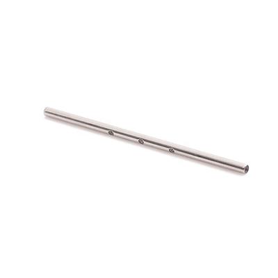 China FASHIONABLE ASTM F136 Titanium Internally Threaded Industrial Barbell With 3 Hole Drilling Industrial for sale