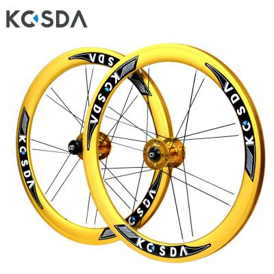 China Road Bikes KOSDA 20 Inch Bicycle Wheel Set 8/9/10/10/11 Inch Double Wall 406/451 V Brake Folding Ratio Wheel Set 4 Speed ​​4 for sale