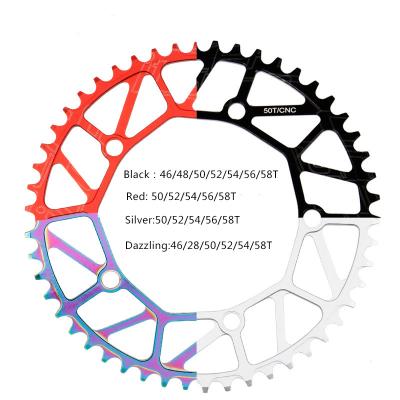 China Bicycle Folding Aluminum Alloy Sprocket Crankset Plate Chainwheels Gear Folding Positive and Negative Bicycle Gear DIS for sale