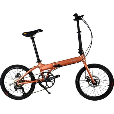 China Aluminum Alloy Aluminum Folding Bike Lighwteight Frame Suitable For Adults 9 Speed ​​20