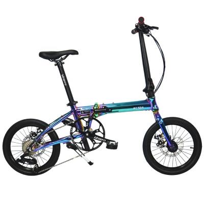 China KOSDA Folding Bike Aluminum Alloy Plating Modern Style Bicycle Ultralight Folding 16/20 Inch, Outdoor Folding Bicycle Wholesale for sale