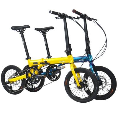 China Aluminum alloy folding bike KOSDA 8 speed 6061 aluminum alloy frame 16