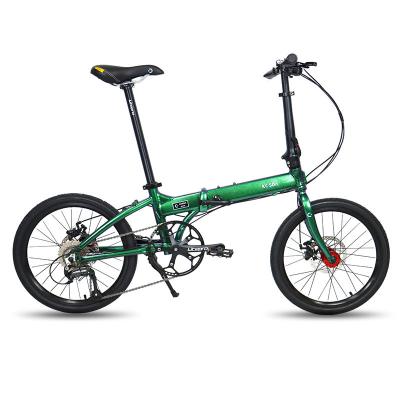 China Mini Folding Bike KOSDA 20 Inch 6061 Aluminum Alloy Super Light Stem 9 Speed ​​Road Bike Mountain Bike Folding Bicycle for sale