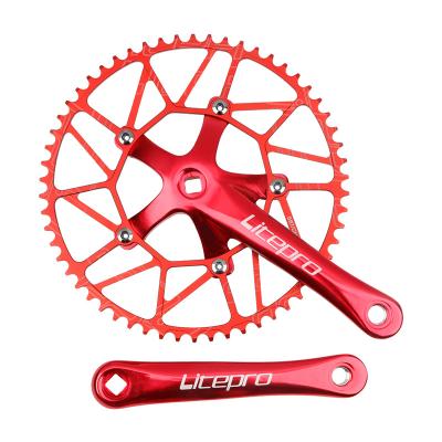 China Mountain Bikes Bike BCD 9 10 Parts Litepro Road Folding Bike Chain Wheel 130 11 Speed ​​Hollow CNC Alloy Single Disc 50/52/54/56 Bicycle /58T for sale