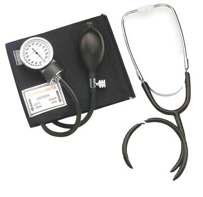 China Metal Blood Pressure Machine For Hospital / B.P. Machine With Stethoscope for sale