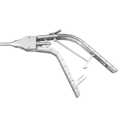 China Hospital Plastic Gun Shaped Needle Holder Forceps Medical Laparoscopy for sale