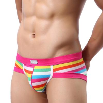 China Hot Men Sexy Fabric Cotton Manufacturer High Quality Antibacterial Comfortable Panties Boxer Briefs Men's Underwear for sale