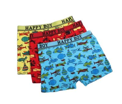 China Sell ​​Breathable Comfortable Pure Cotton Boxer Shorts Kids Teen Panties for sale