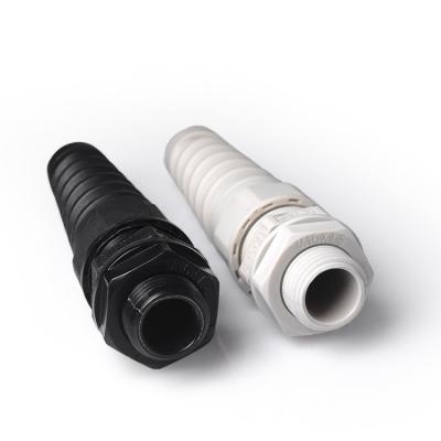 China PG Type Firmly HKWASI Cable Gland Flexible Cable Gland Nylon Cable Joint Plug With Grommet for sale