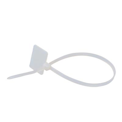 China HTP-100 Acid Releasable Nylon 66 Cable Tie Plastic Zip Tie With Tag for sale