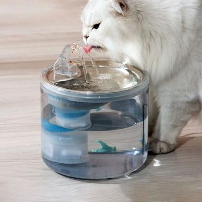 China Cat Water Dispenser Automatic Circulating Smart Water Flow Induction Pet Dispenser Filtered Smart Pet Water Dispenser for sale