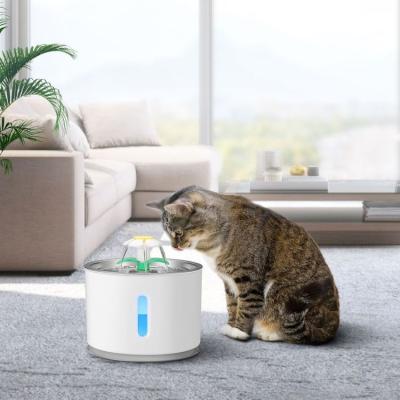 China Healthier Usb Cat Automatic Pet Water Dispenser Rechargeable Automatic Water Dispenser Fountain Filter Dispenser Pet Stainless Steel Stainless Steel for sale