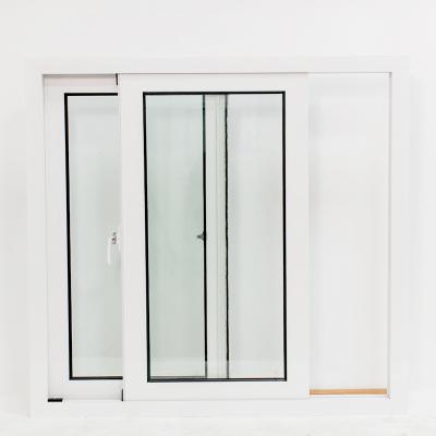 China Sliding Newest Hot Selling Open Inside 3 Track Sliding Roof Aluminum Doors And Glass Best Price Push Pull Window for sale