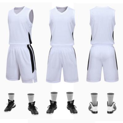 China Reversible Basketball Tank Top Fully Sublimation Breathable Custom Quick Dry Blank Basketball Uniforms for sale