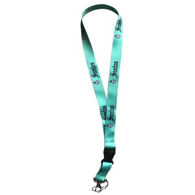 China Free Sample Long Nylon Key Chain Neck Strap Lanyard Non-Toxic With Printed Logo Lanyard Key Chain for sale