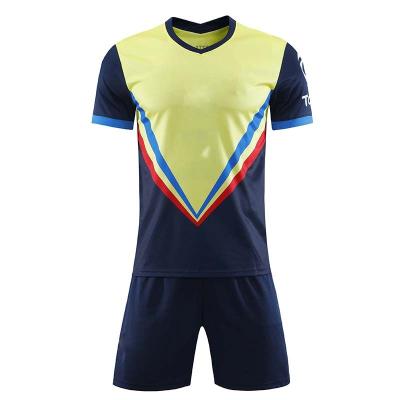 China Breathable Soccer Uniform Sets Hot Sale Set Custom Soccer Football Uniform for sale