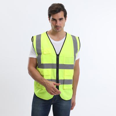 China Wholesale Safety Reflective Vest Safety Construction Cloth Mesh Tape Jacket Anti-wrinkle Vest Reflective Clothing for sale