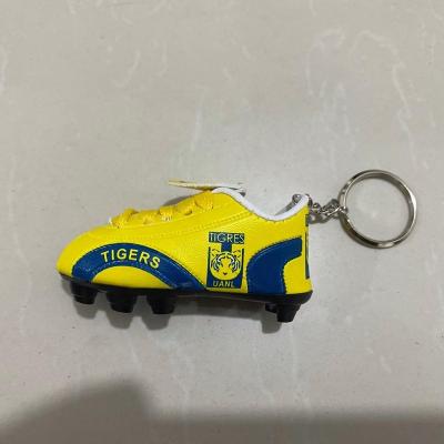 China Wholesale High Quality Keychains PU Key Chain Football Shoe Key Chain Key Chain for sale