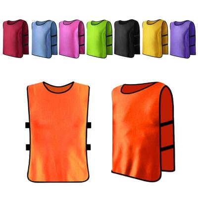 China Breathable Quick Dry Breathable Kids Soccer Vest Soccer Jersey Team Bibs Training Vest Scrum Tank Tops for sale