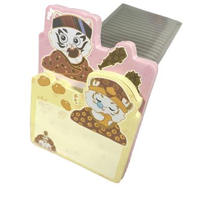 China Self-Adhesive Self-adhesive Popular Tabbed Custom Printed Sticky Notes Custom,Memo pad for sale