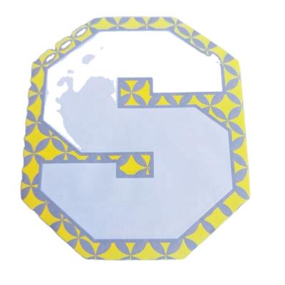 China Self-Adhesive Custom sticky die-cutting letter shape sticky note memo pad for sale