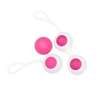 China Vaginal Tighten Exercise Shaping 2021 Kegel Trainer Set Silicone Remote Control 10 Speeds Vibrator Electric Wireless Kegel Balls For Women for sale