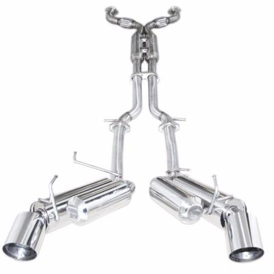 China 3Pcs/set Stainless Steel CatBack Dual Exhaust Muffler For 09-15 370Z Z34 VQ37DE For Nissan for sale