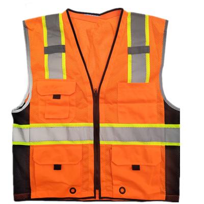 China CLASS ANSI Reflective Safety Multi Pocket Construction Vest for sale