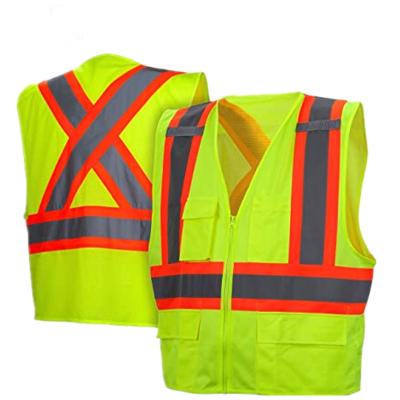 China Sizes Customized Road Maintenance Worker Safety Vest HS Code for sale