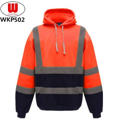 China Hi class the strength work hoodies orange sports jacket for sale