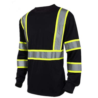 China Water Proof Polyester Fabric Safety Shirts Sleeve Long Reflective for sale